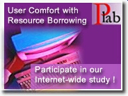 User Comfort with Resource Borrowing study banner