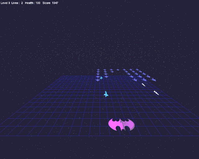 Space Invaders 3D gameplay